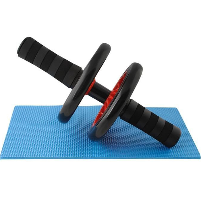 AbTrainer, posilňovacie koliesko s potiahnutými rukoväťami - Image 5