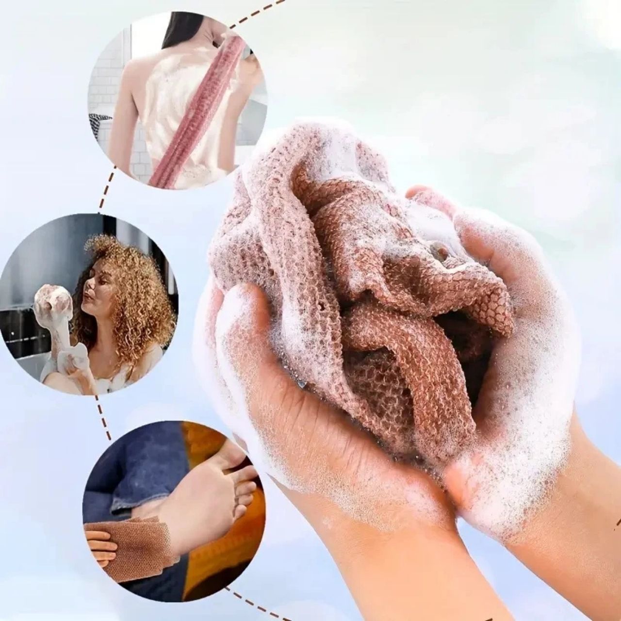 AfricanSponge, telový umývací a starostlivý uterák - Image 3