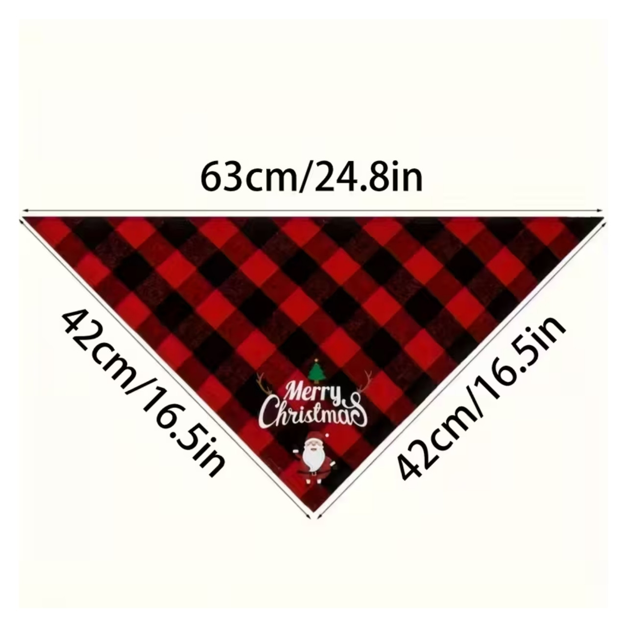 Bandana, vianočný šál pre psov - Image 1
