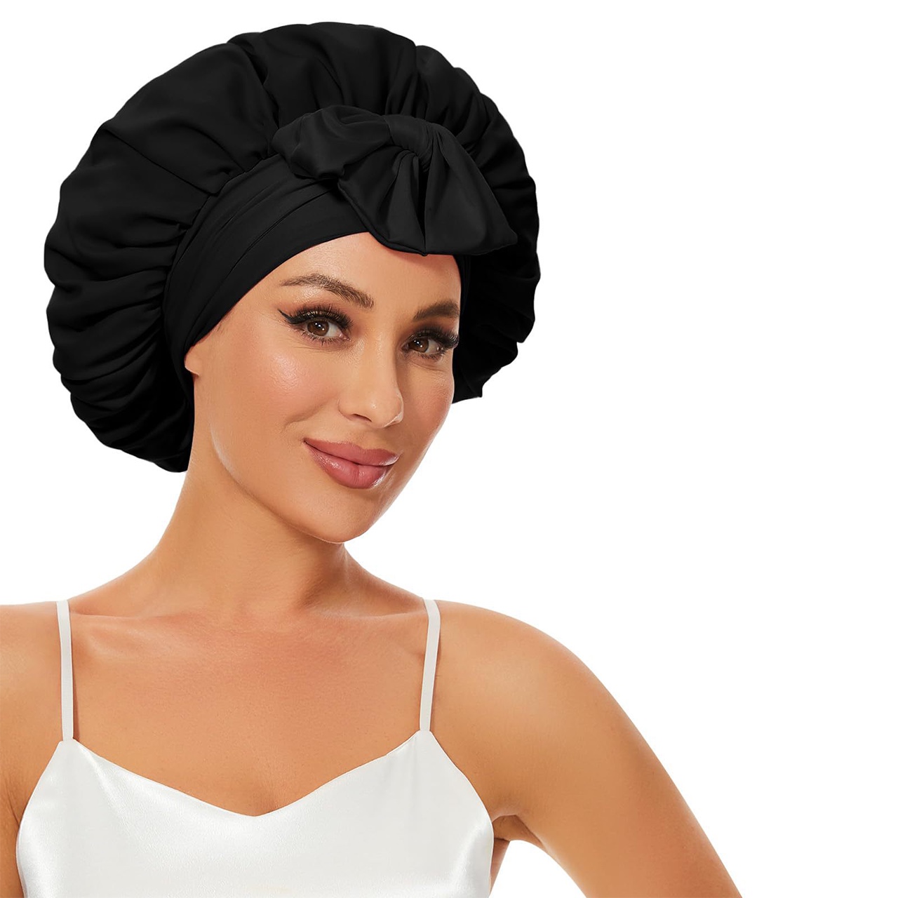 Bonnet, saténová čiapka na spanie - Image 1