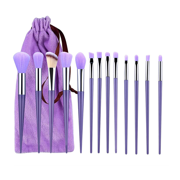 BrushSet, 13-dielna sada štetcov na líčenie s puzdrom na prenášanie - Image 1