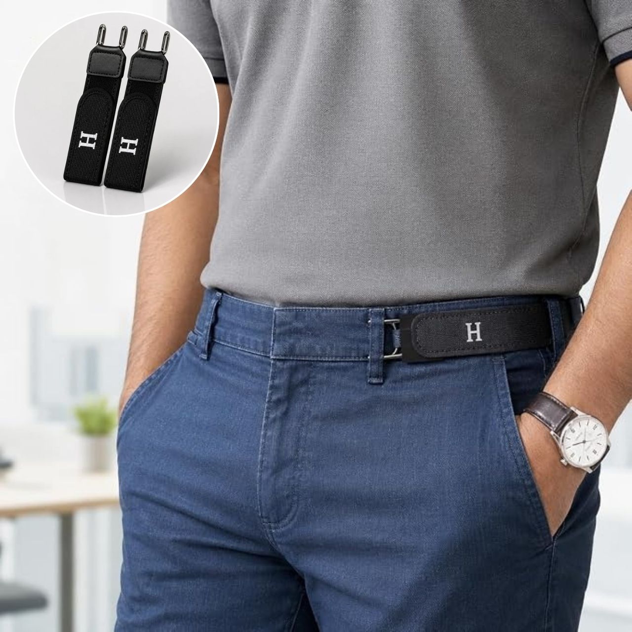 Elastický opasok bez pracky BuckBelt - Image 9