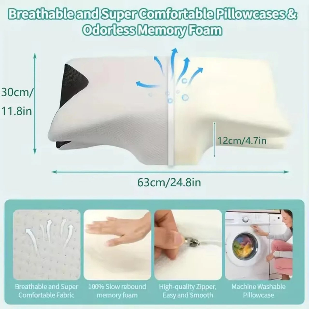 ButterflyPillow, ergonomický vankúš z pamäťovej peny - Image 1