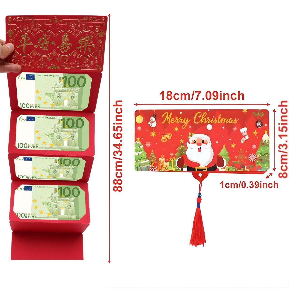 CashGift, sviatočná obálka na peniaze - Image 2