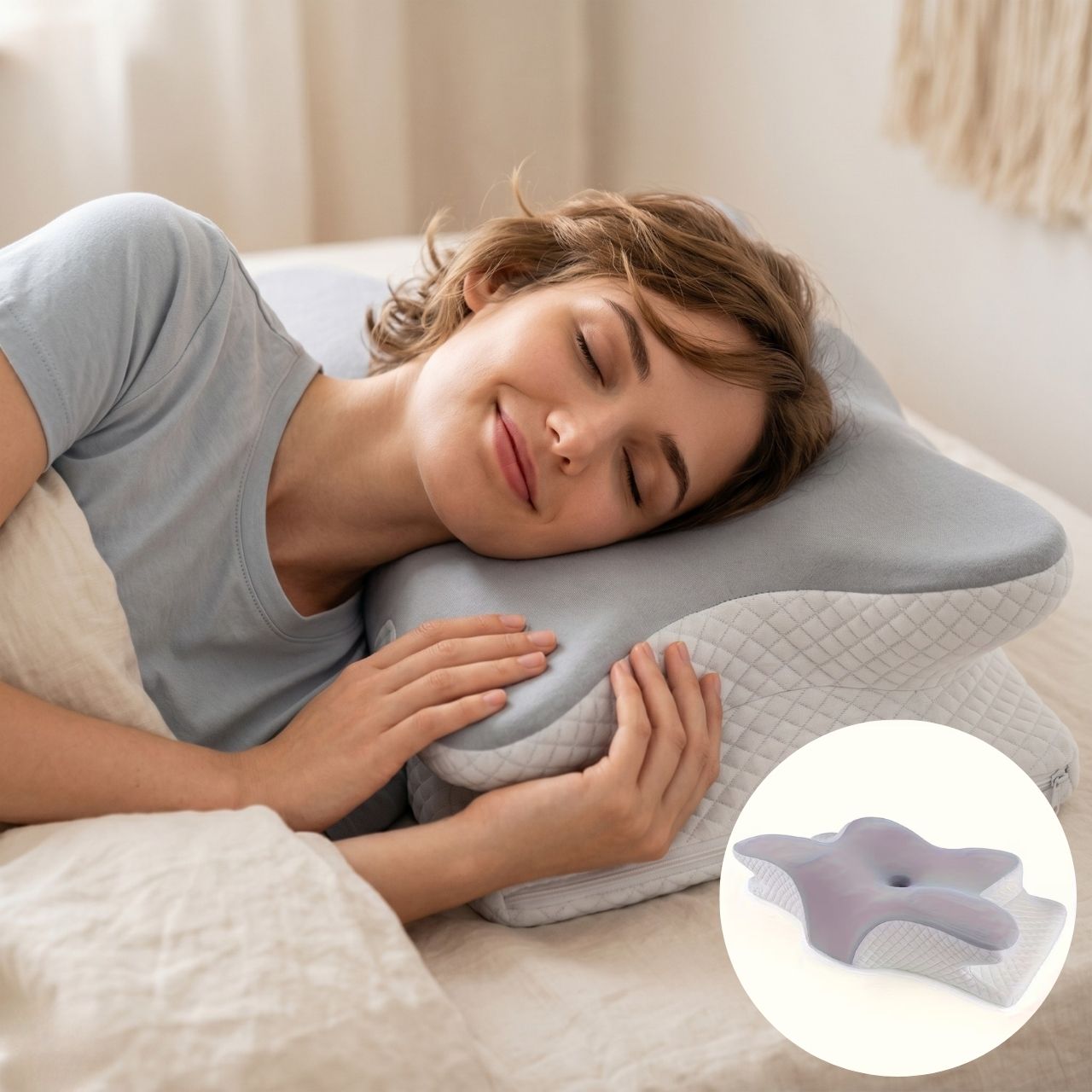 Ergonomický vankúš s pamäťovou penou, CervicalPillow - Image 5