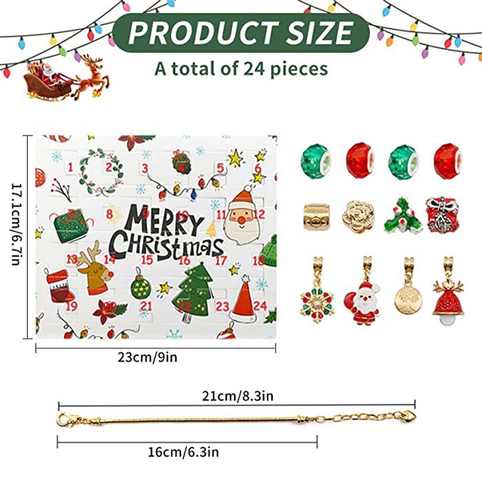 CharmsGiftSet, Adventný kalendár - Vytvorte si vlastný náramok - Image 2