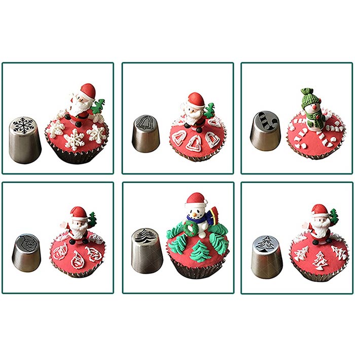 ChristmasNozzles, slávnostné zdobenie tort a iných zákuskov - Image 9