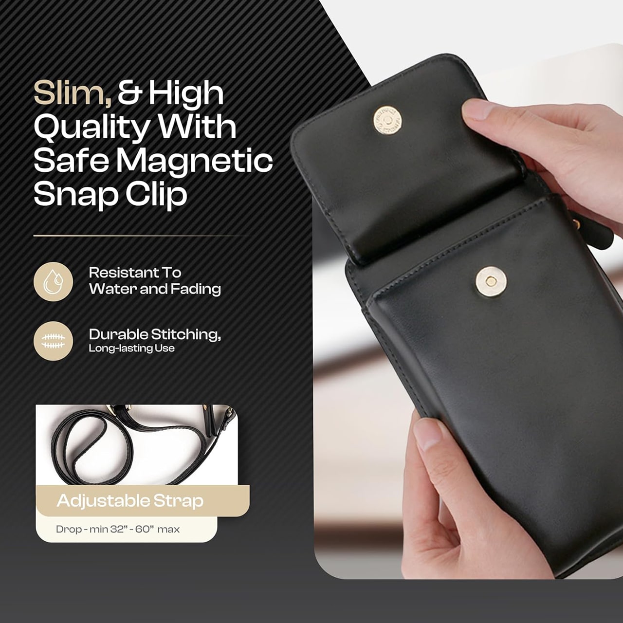 ClutchWallet, minimalistická dámska kabelka - Image 1
