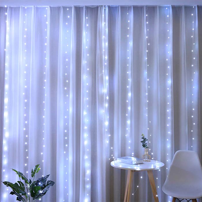 ColorfulCurtain, svetelný záves s 300 farebnými LED svetlami - Image 8