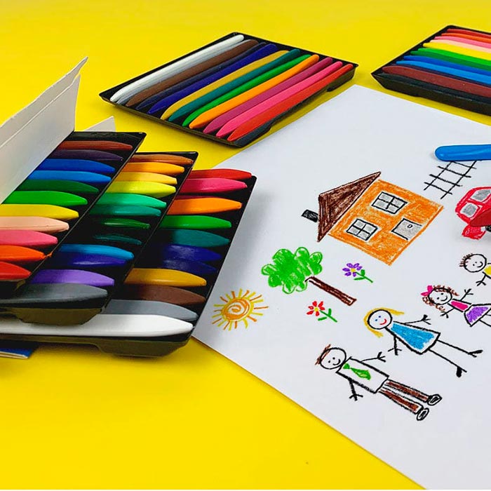 Crayons, kompaktné voskové pastelky (24 kusov) - Image 5