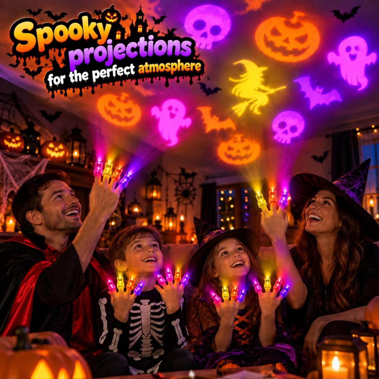 LED projektory na prsty – Halloween, FingerLights - Image 3