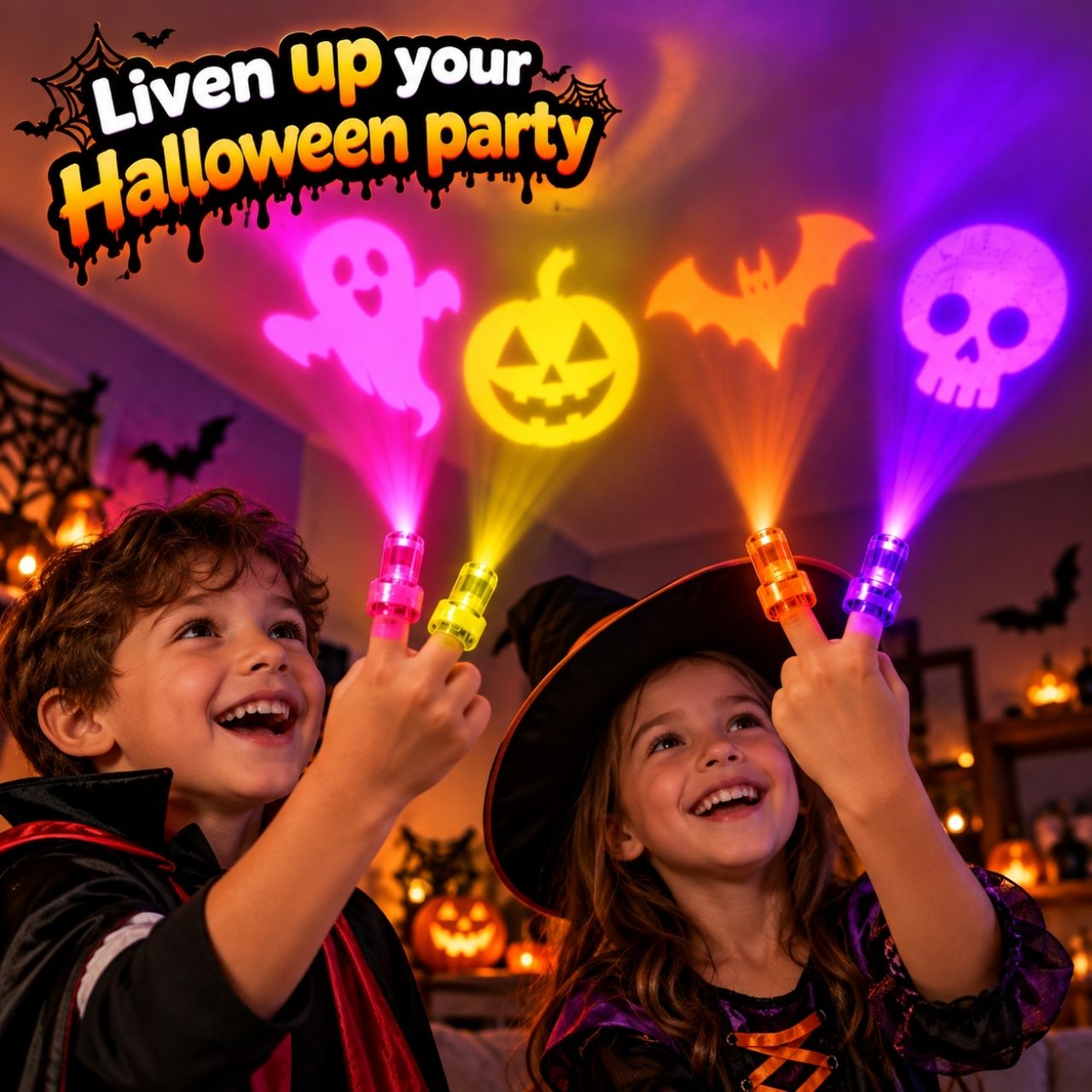 LED projektory na prsty – Halloween, FingerLights - Image 4