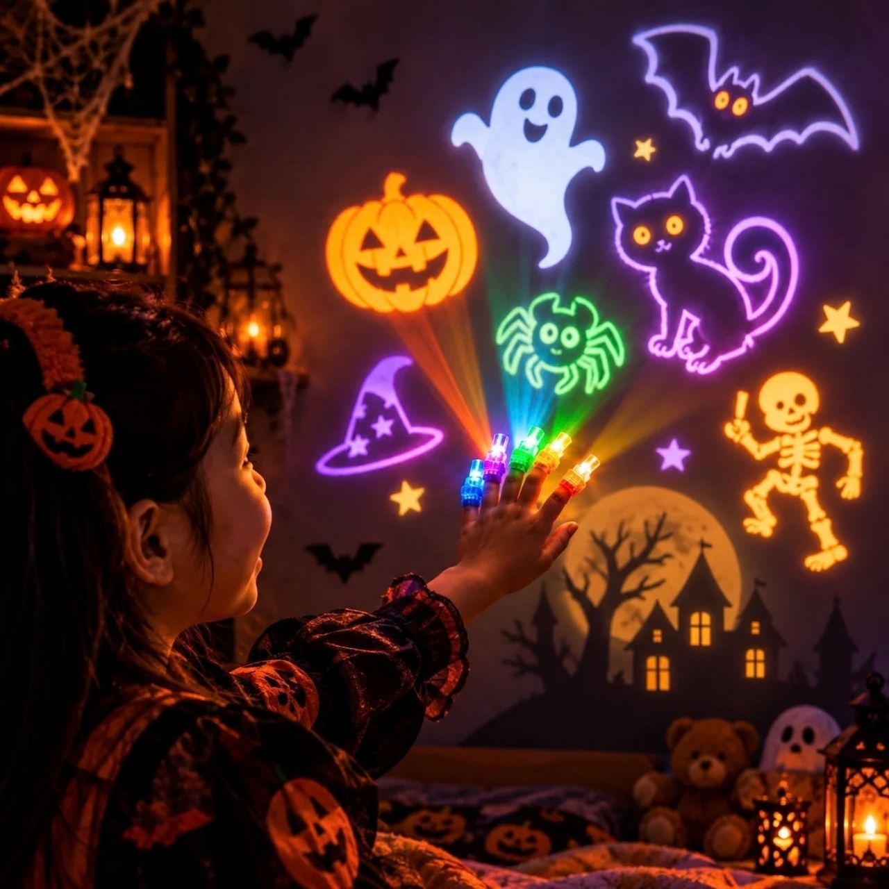 LED projektory na prsty – Halloween, FingerLights - Image 7