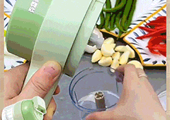 FoodProcessor, 5-dielna kuchynská súprava na sekanie, krájanie, šúpanie a čistenie - Image 10