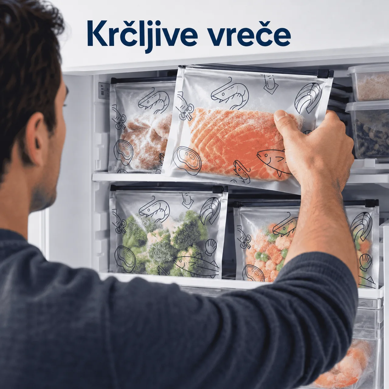 Vrecká na skladovanie potravín (15+15 ZADARMO), FreshBags - Image 6