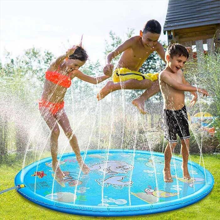 FunPool, nafukovací bazén s fontánou, ktorý je vhodný pre deti a domáce zvieratá - Image 1