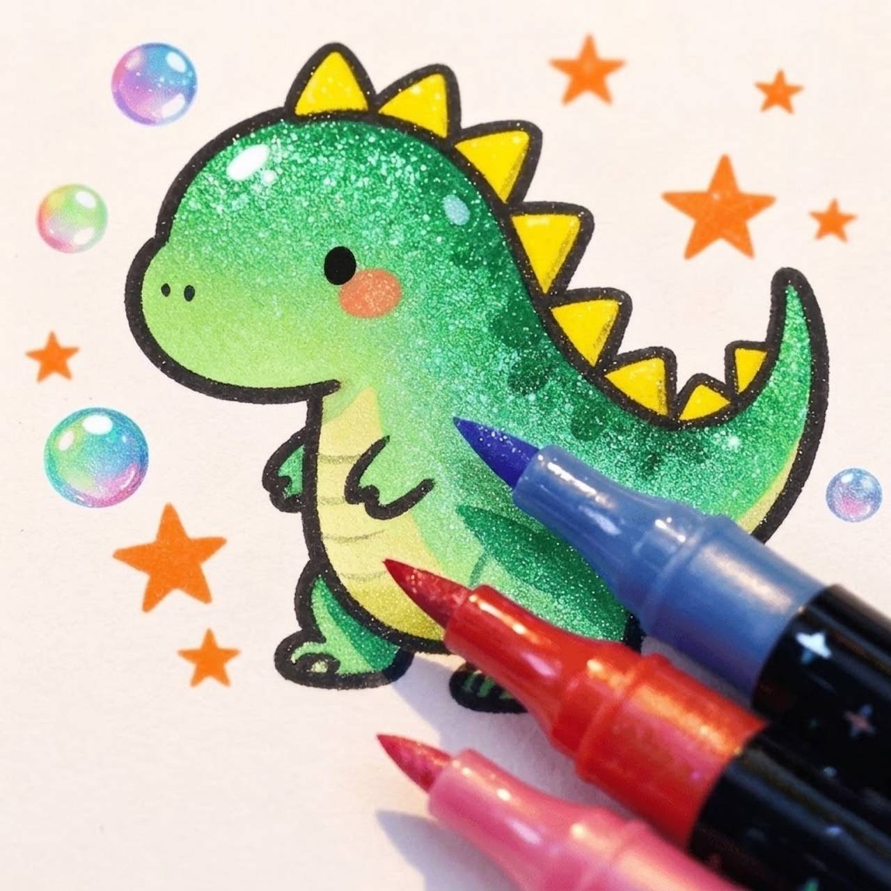 Glitter Markers, GlitterMarkers - Image 2