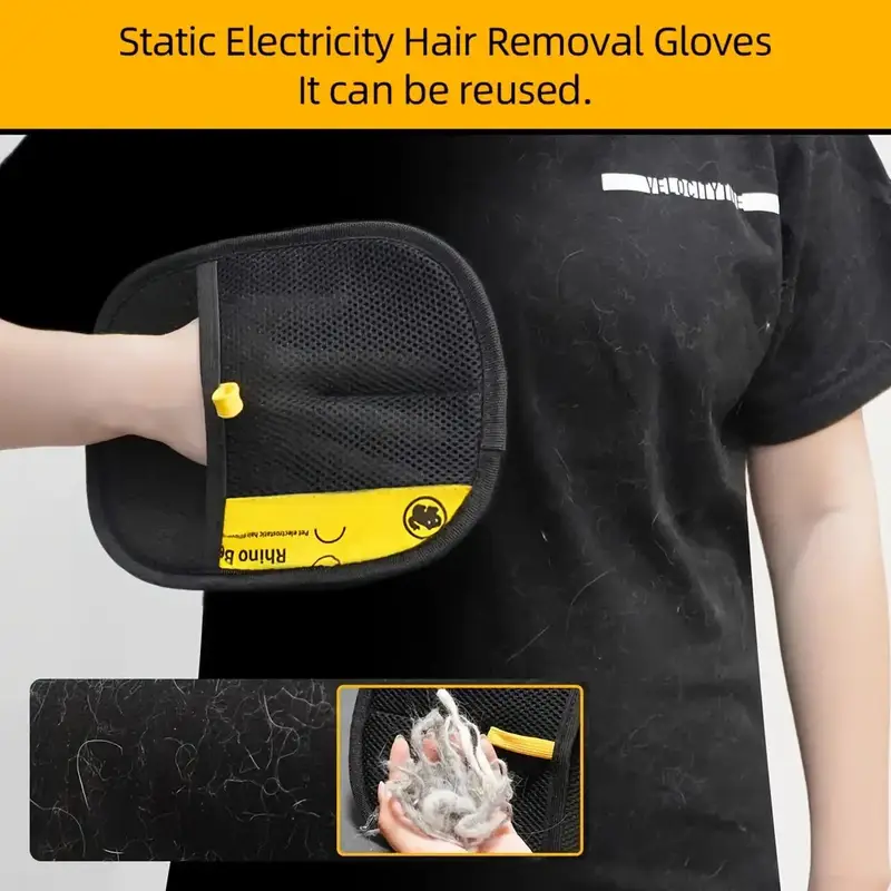 GroomyGlove, dvojstranná rukavica na úpravu zvierat - Image 10