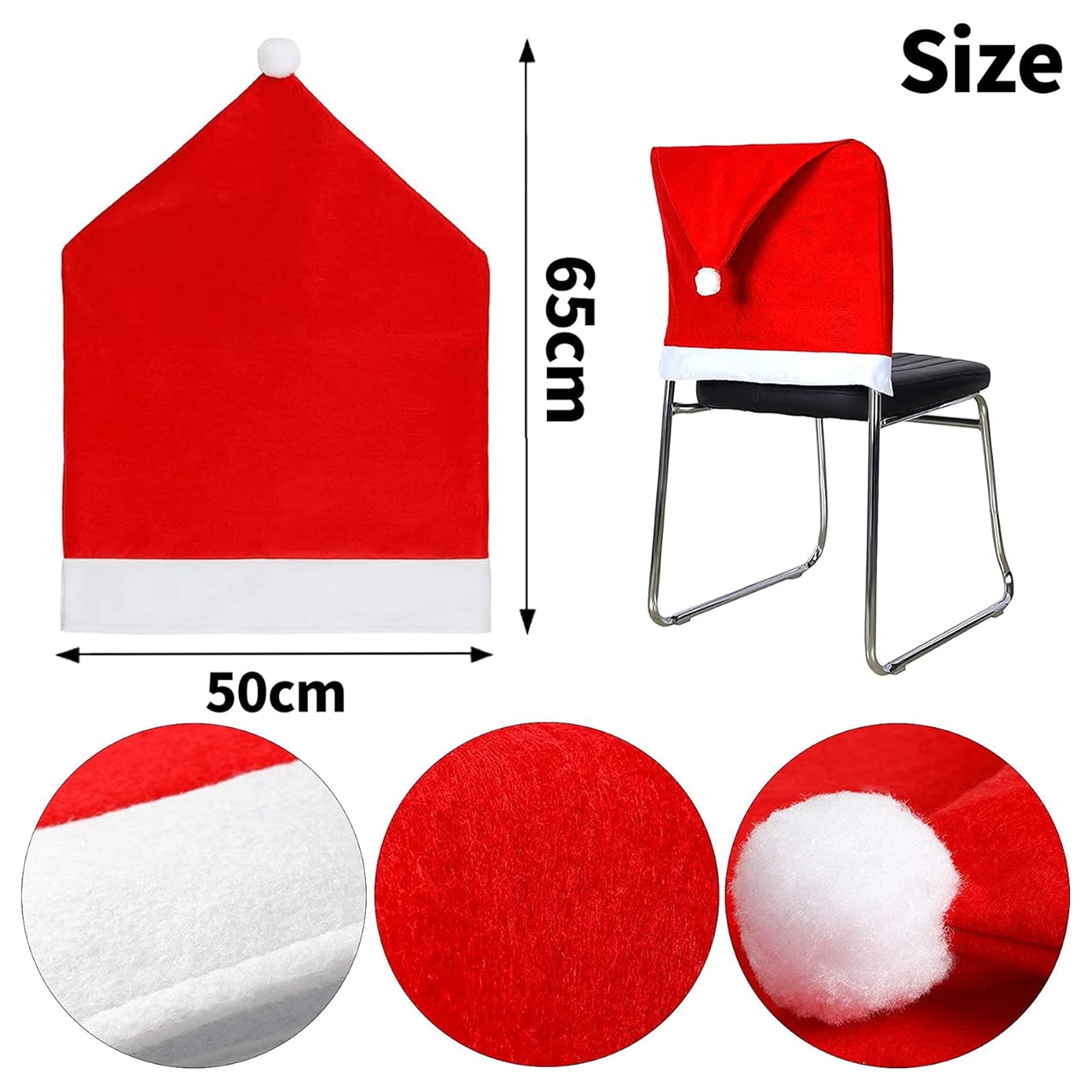 HatBundle – vianočné podložky pod taniere, 20 ks + poťahy na stoličky, 4 ks - Image 4