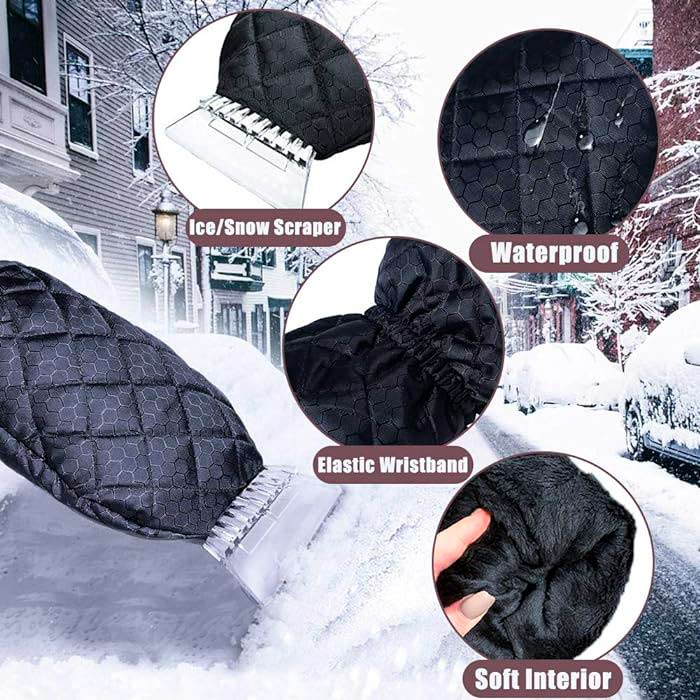 IceScraper, škrabka na ľad s izolovanou teplou rukavicou - Image 5