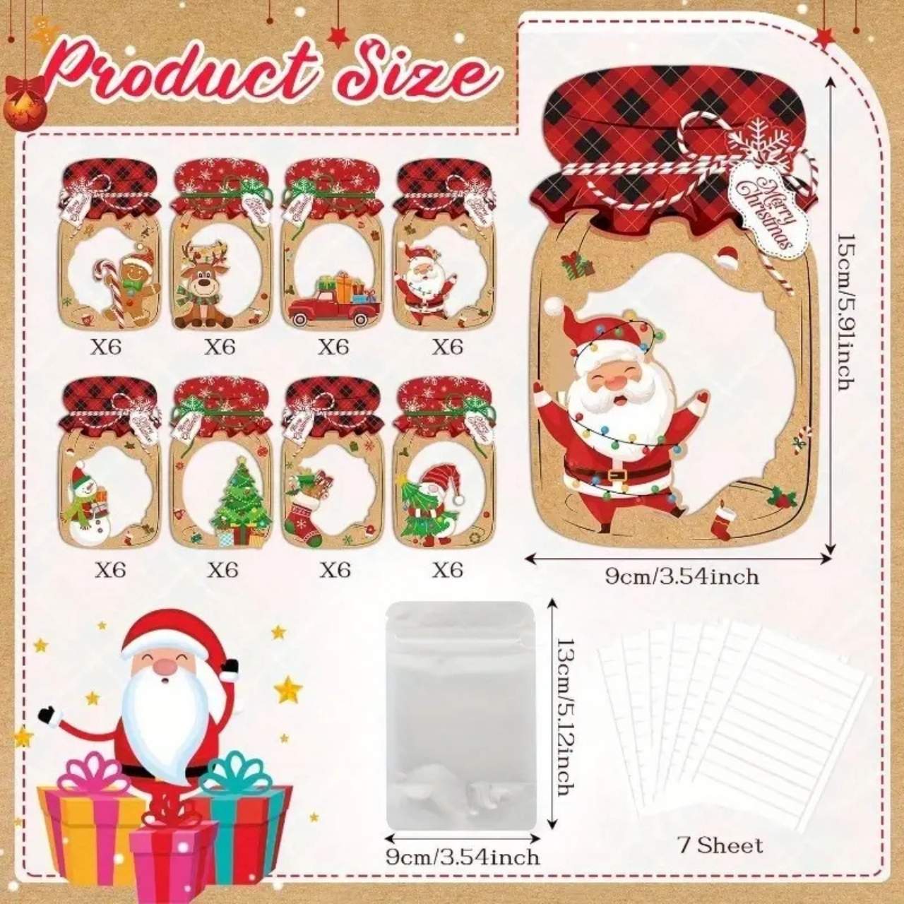 JarGifts, Vianočná darčeková sada (48 ks) - Image 2