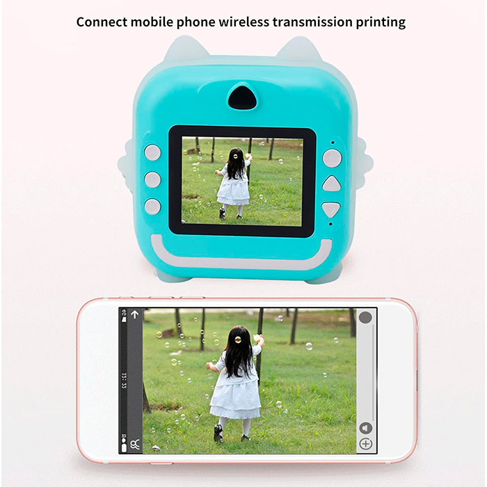JumboPrintBundle – fotoaparát s tlačou + 7 roliek papiera a Micro SD karta - Image 5