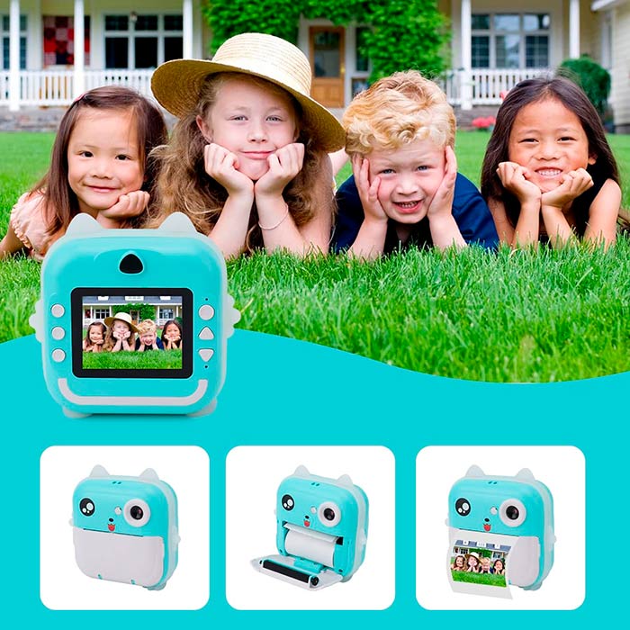JumboPrintBundle – fotoaparát s tlačou + 7 roliek papiera a Micro SD karta - Image 6