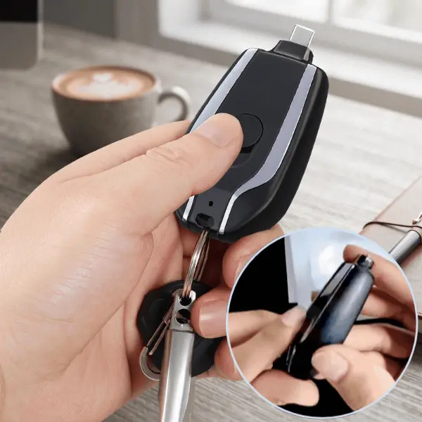 Mini prenosná nabíjačka na telefón, KeyCharger - Image 1