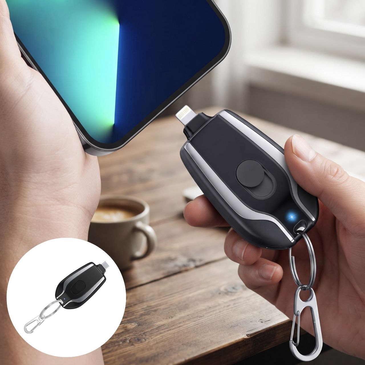 Mini prenosná nabíjačka na telefón, KeyCharger - Image 7