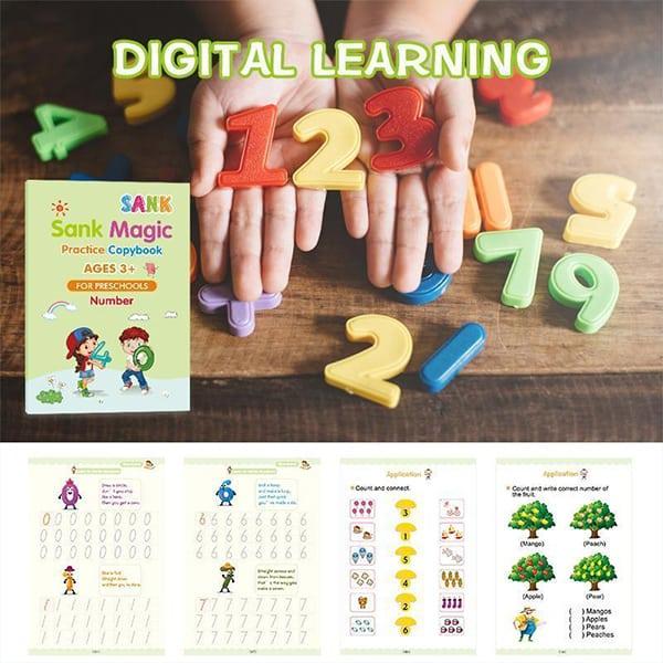 KidBook – 4 pracovné zošity s čarovným miznúcim perom - Image 6