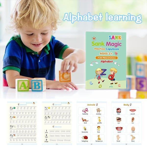 KidBook – 4 pracovné zošity s čarovným miznúcim perom - Image 7