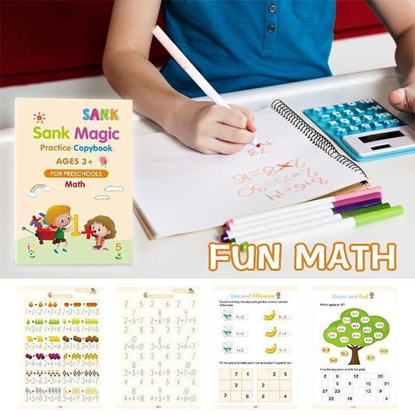 KidBook – 4 pracovné zošity s čarovným miznúcim perom - Image 8