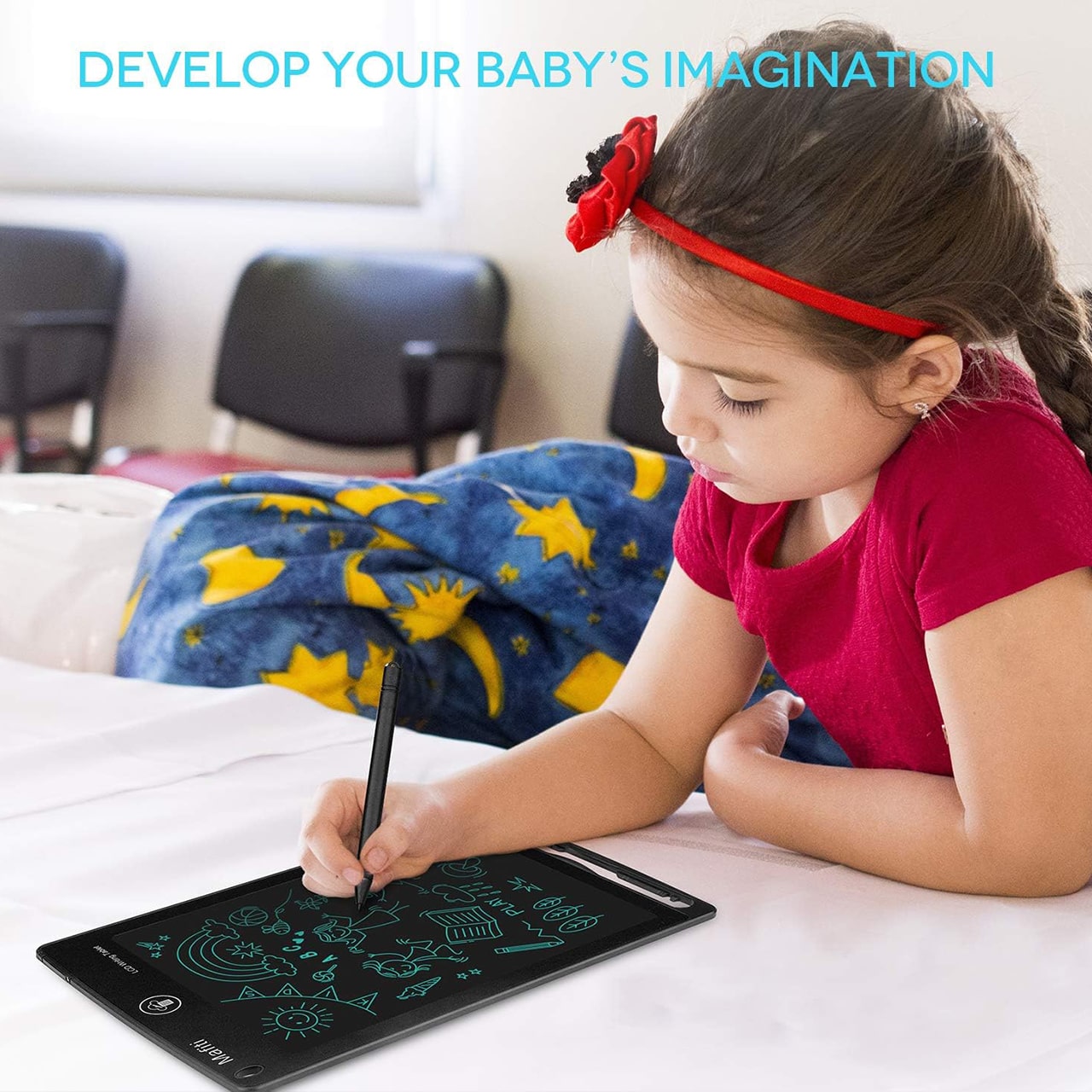 Tablet vám umožňuje vytvárať poznámky, kresliť, hrať hry, zanechávať oznámenia a správy - znova a znova!