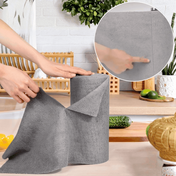 Mikrovláknové čistiace utierky v rolke (30 kusov), KitchRoll - Image 1