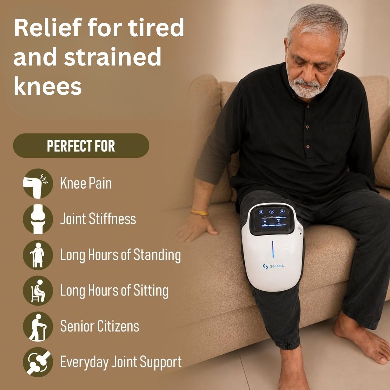 Masážny prístroj na koleno, KneeMassager - Image 2