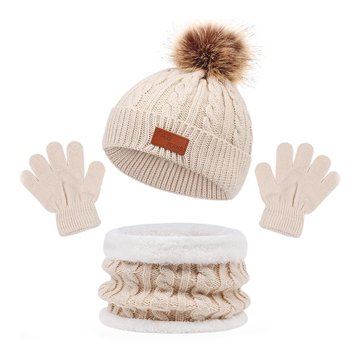 KnittSet, teplá zimná detská sada - Image 1