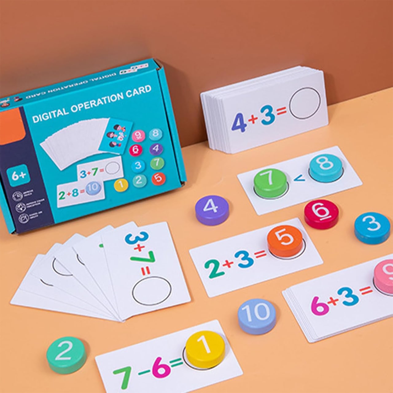 MathCards, vzdelávacia hra na učenie sčítania a odčítania - Image 1