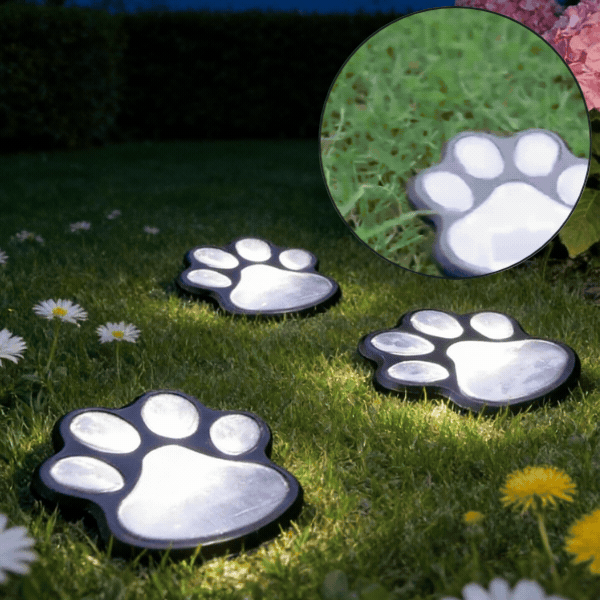 Solárne LED svietidlá v tvare labiek, Paws - Image 1