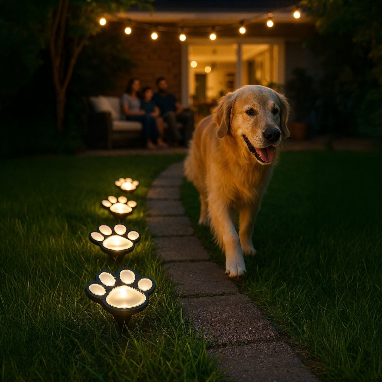 Solárne LED svietidlá v tvare labiek, Paws - Image 10