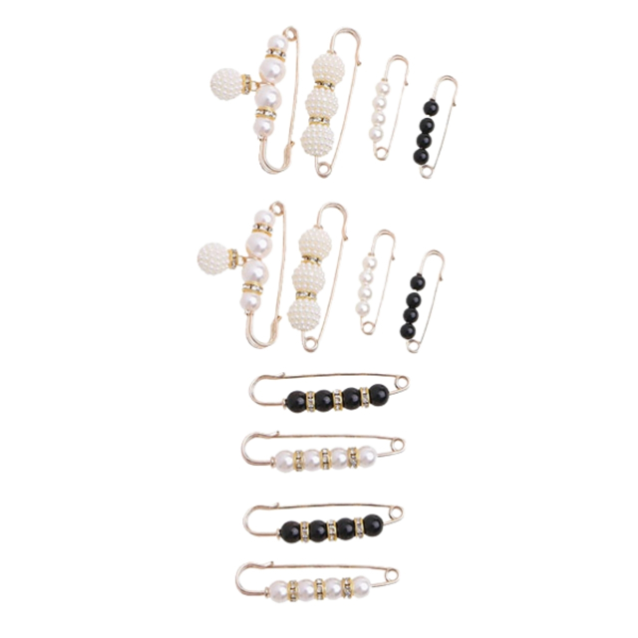 Pearls, elegant opaskové spony (12 kusov) - Image 1