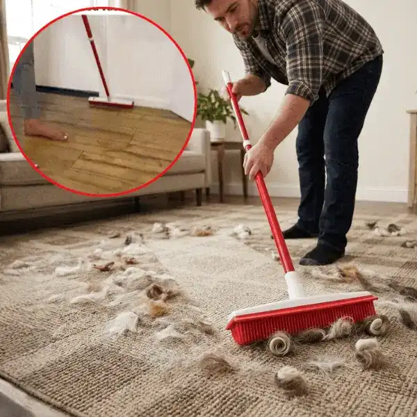 Gumová metla na odstraňovanie chlpov, PetBroom - Image 1