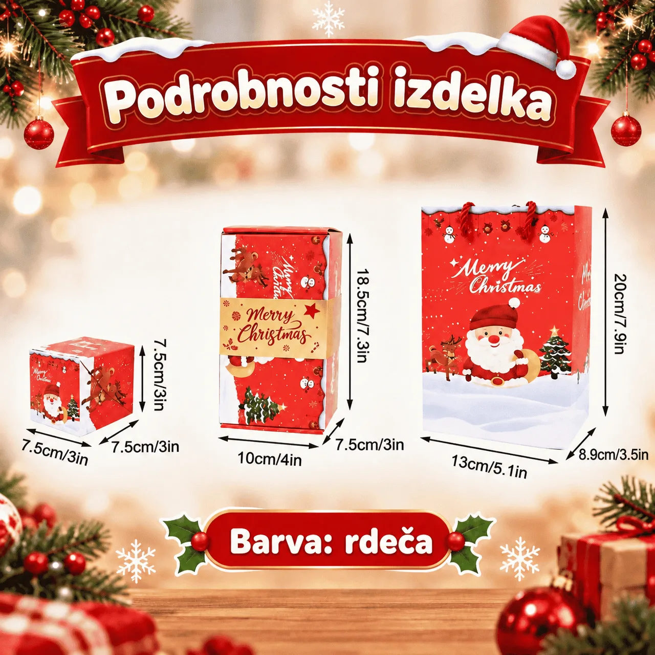 Vianočná darčeková krabička s prekvapením PopOut - Image 3