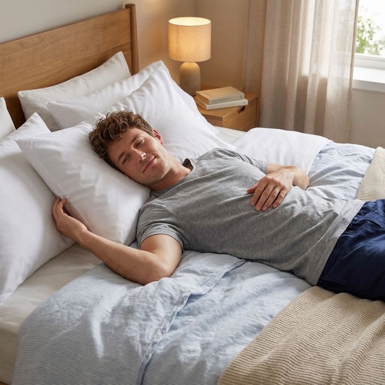 Ergonomický vankúš + zdarma bavlnený poťah, SetComfy - Image 6