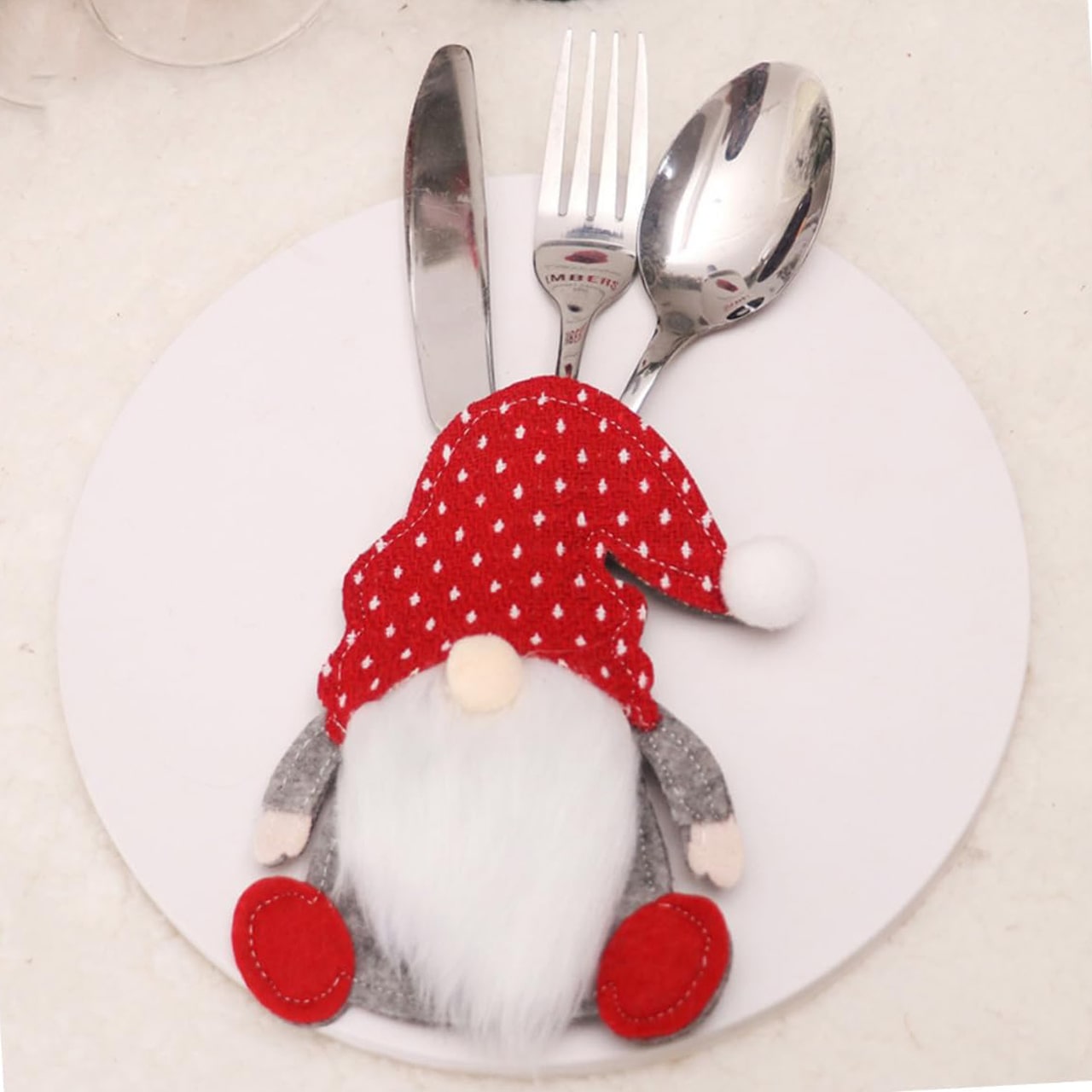 SetGnome, 3-dielna súprava príbora v tvare trpaslíka - Image 1