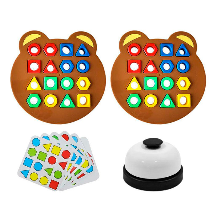 ShapeMatchingGame, detská stolová hra, v ktorej sa deti učia o tvaroch a farbách - Image 1