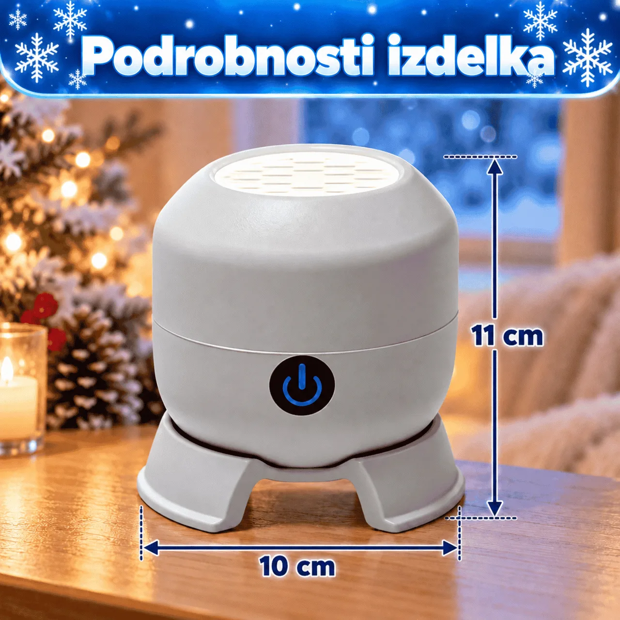 LED projektor snehových vločiek, SnowLamp - Image 3