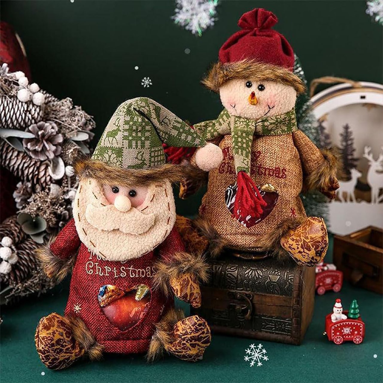 SnowMan, jedinečná taška na darčeky v tvare snehuliaka - Image 2