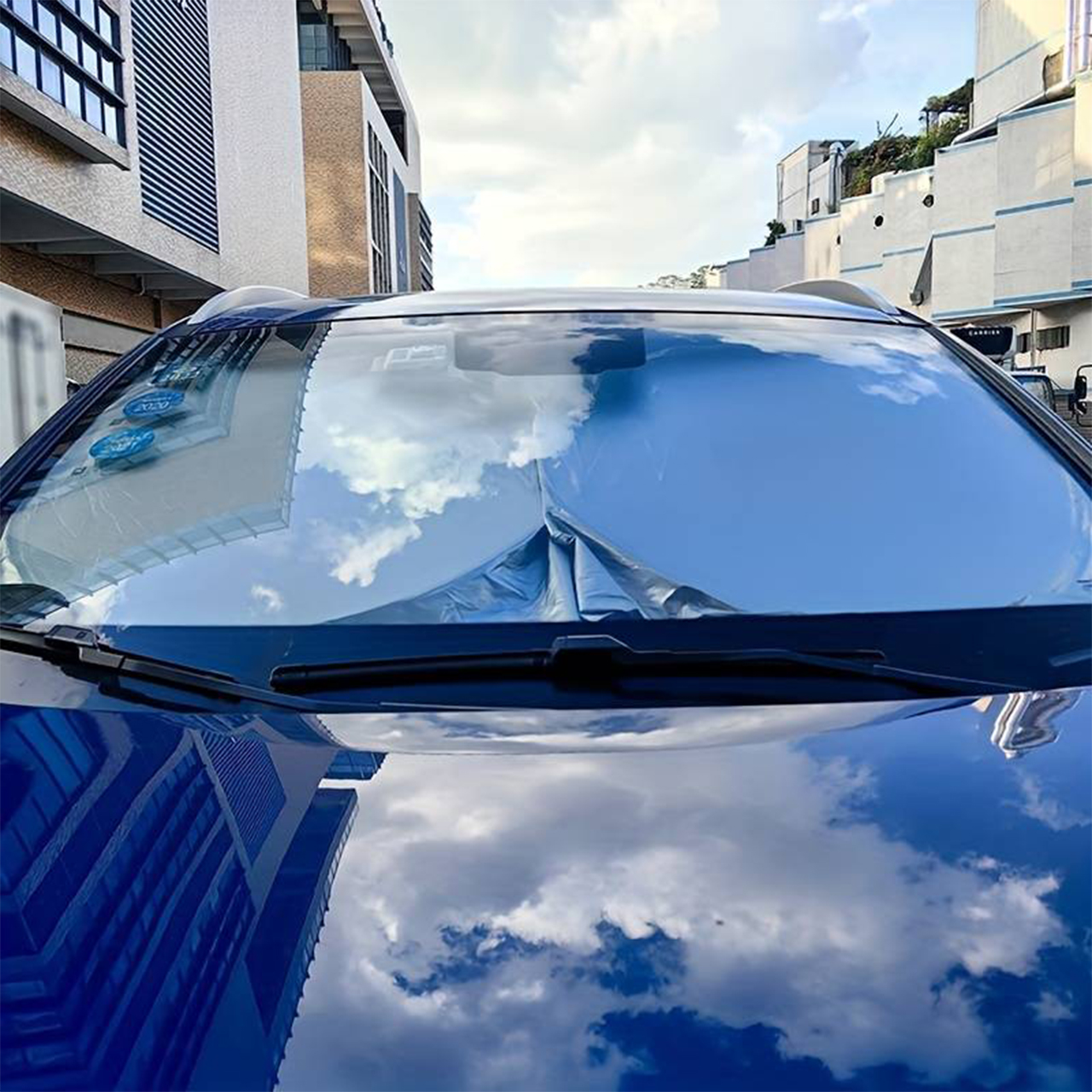 SunVisor, zasúvacia slnečná clona na čelné sklo auta - Image 1