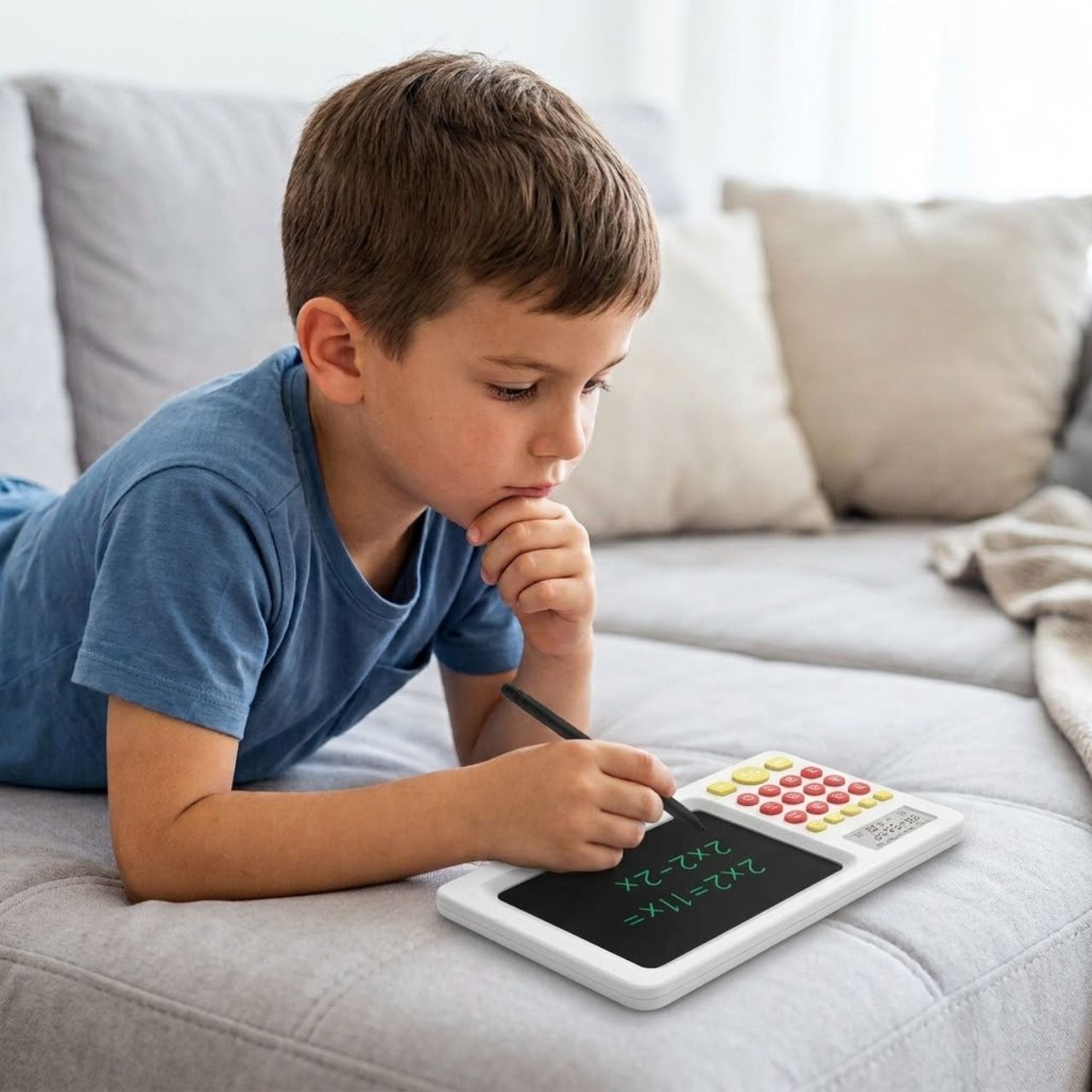 Vzdelávací tablet 2 v 1 s kalkulačkou pre deti, TrainMath - Image 8