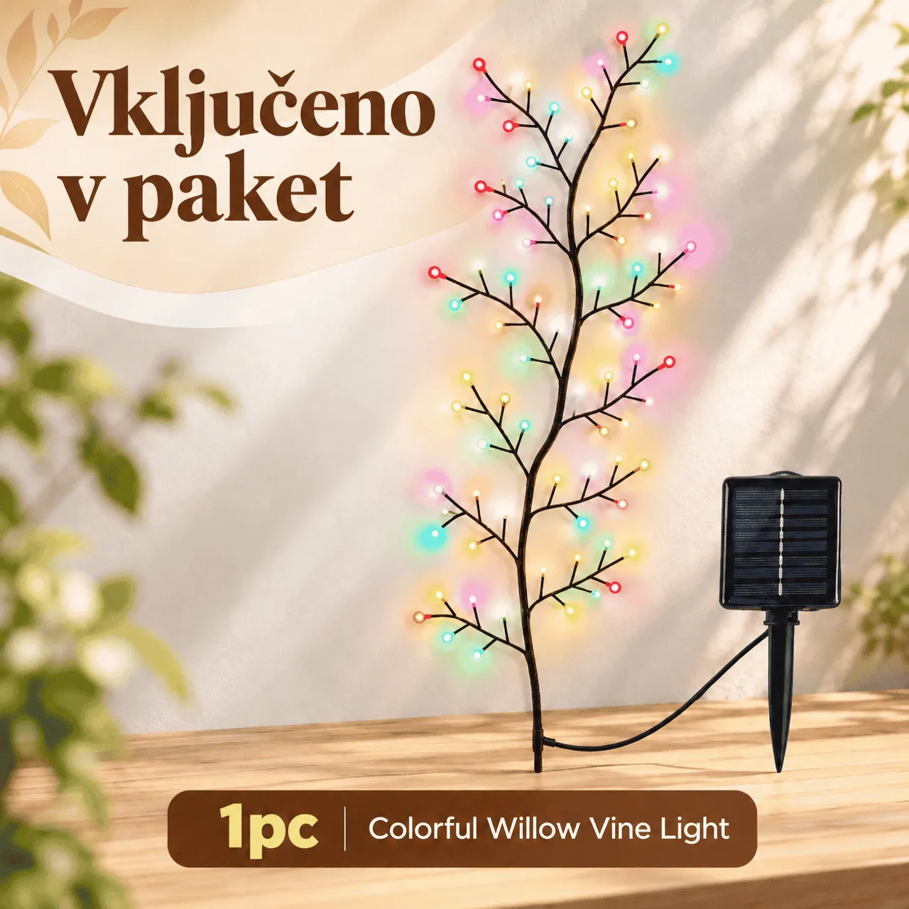 Solárna LED svetelná vetvička VineLight - Image 2